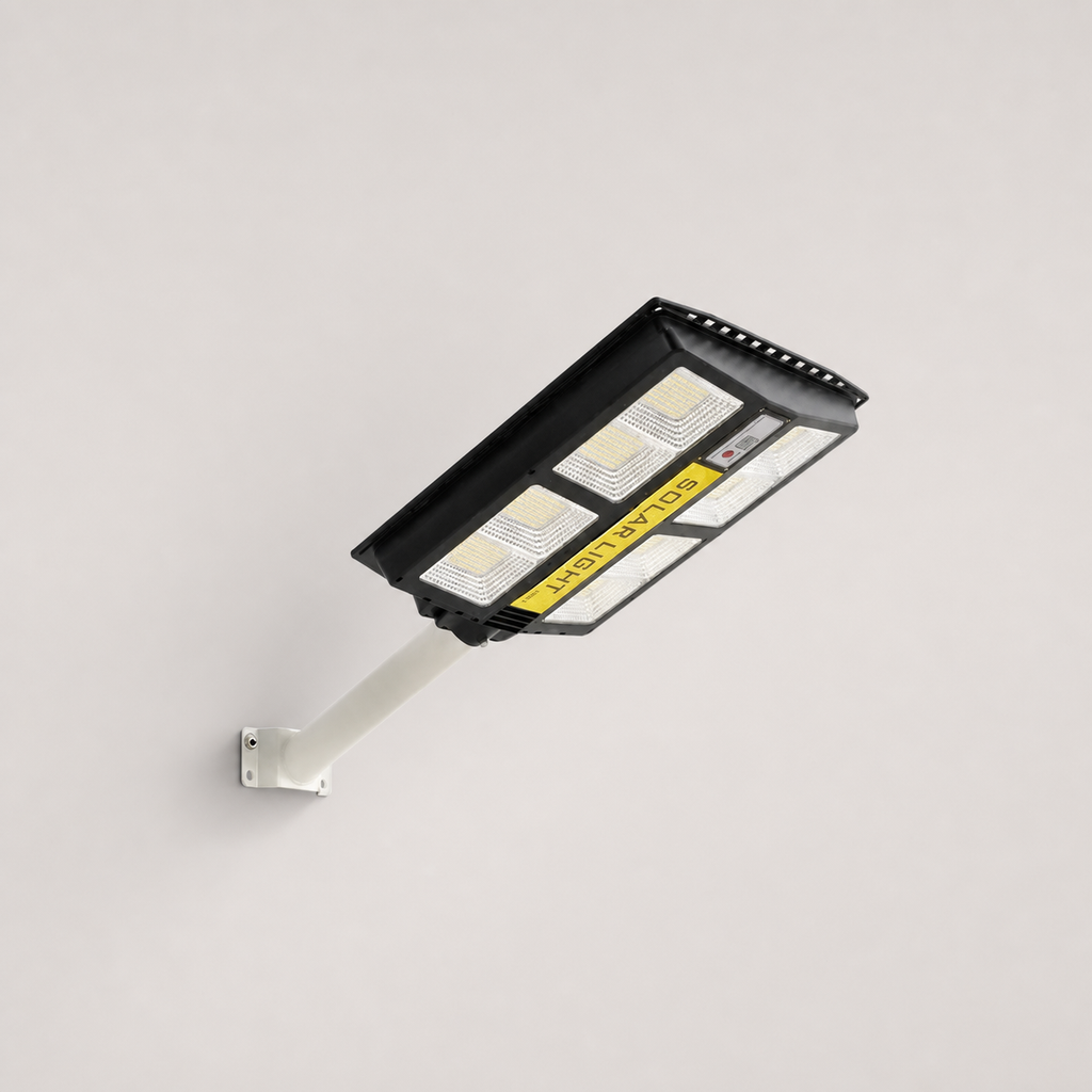 500W Solar LED Street Light with Motion Sensor & Remote Control