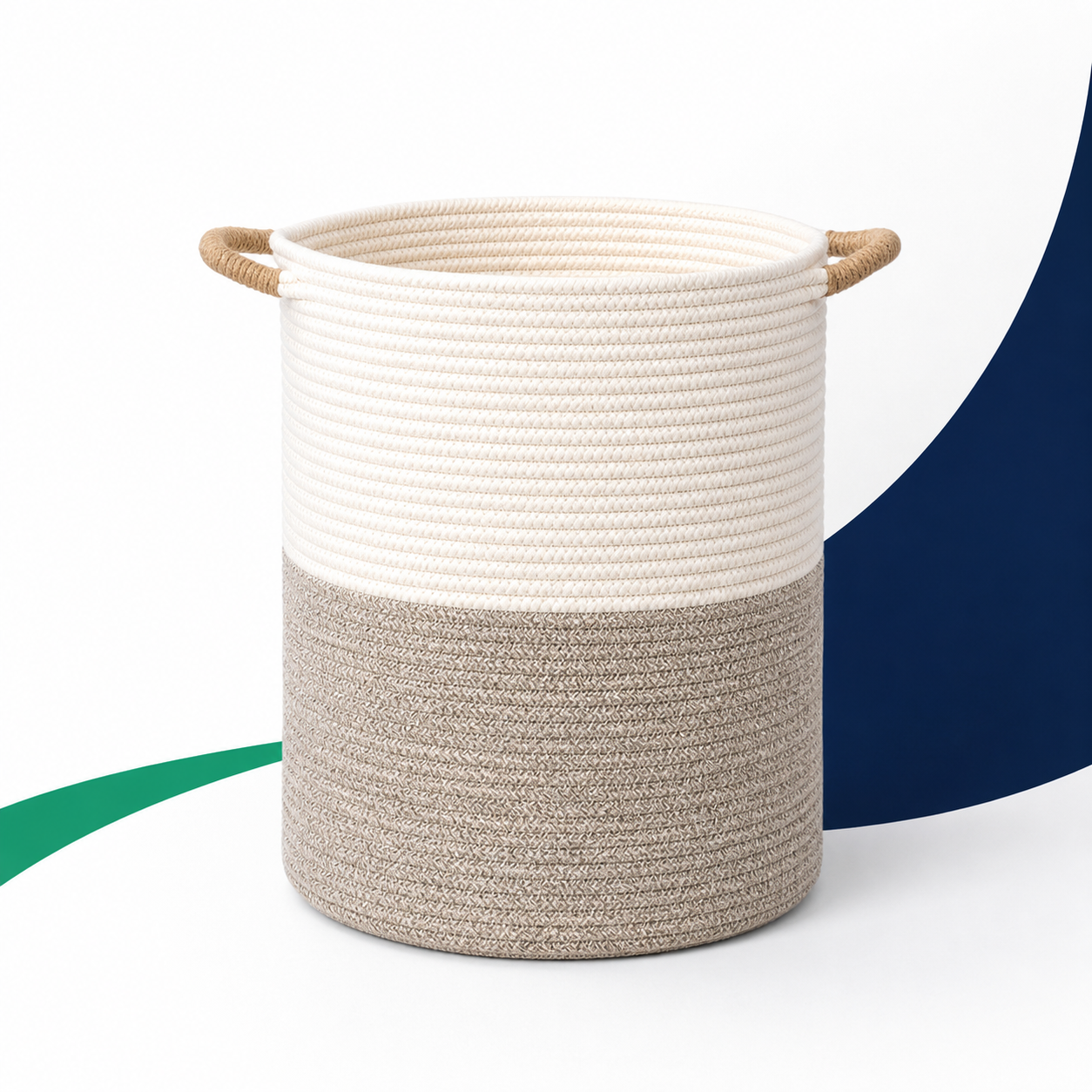 Handmade Cotton Rope Storage Basket