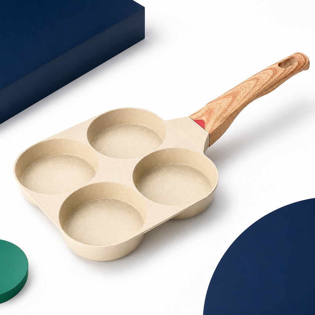 Four-Hole Non-Stick Breakfast Egg Frying Pan