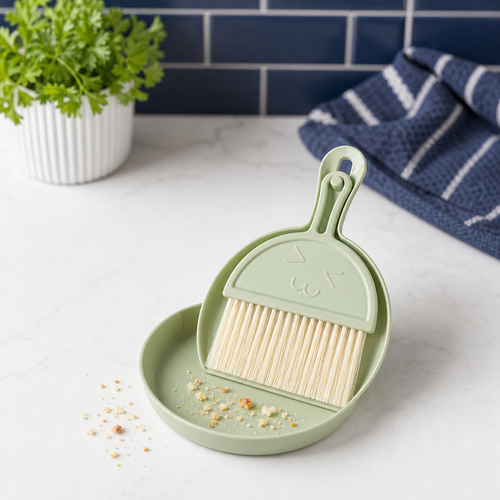 2-Piece Mini Broom & Dustpan Cleaning Set