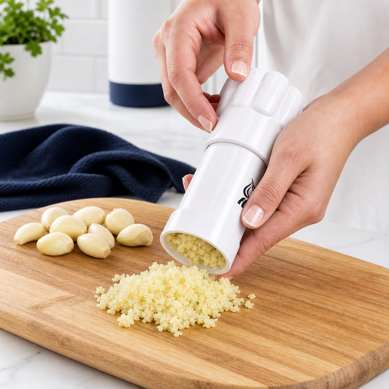 Mini Multi-Purpose Manual Garlic Press