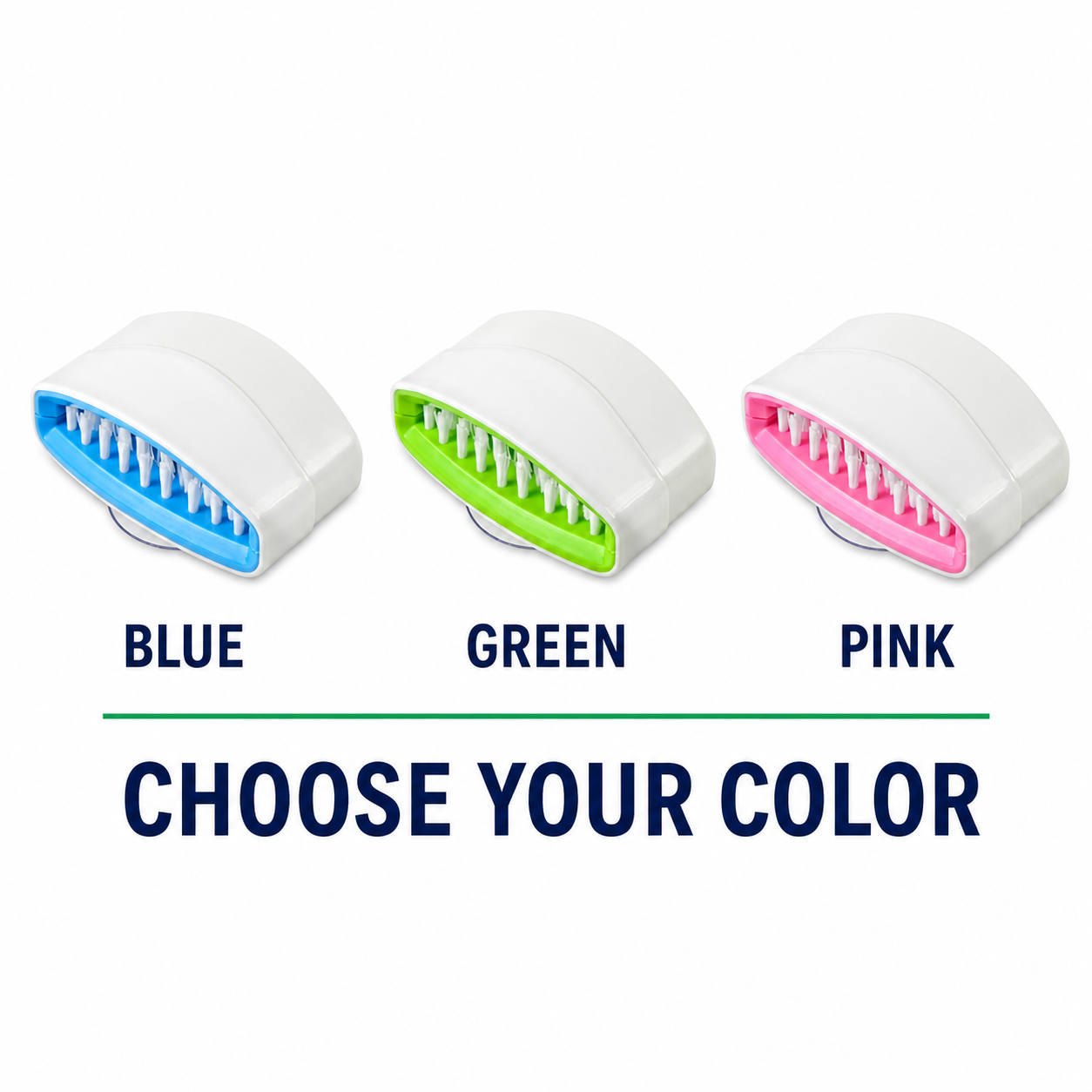 Compact Suction Cup Kitchen Utensil Cleaning Brush