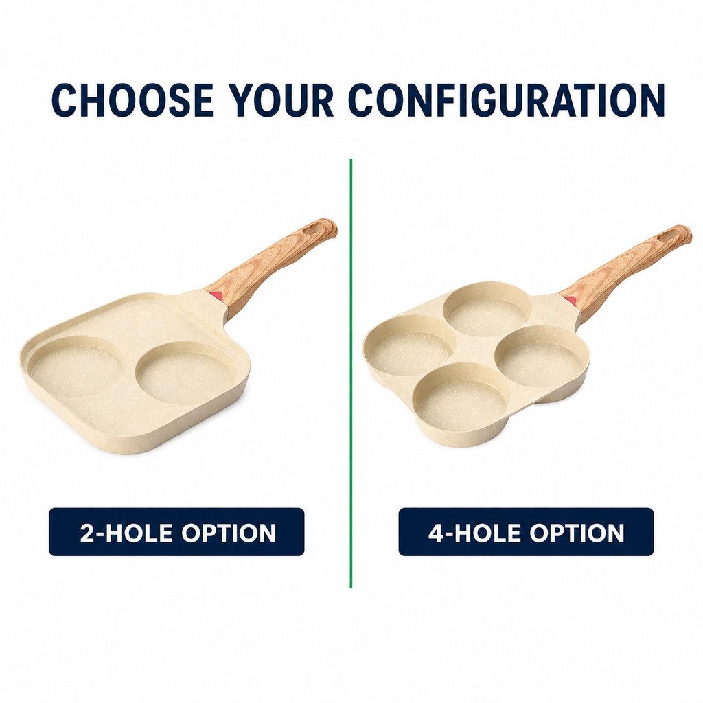 Four-Hole Non-Stick Breakfast Egg Frying Pan
