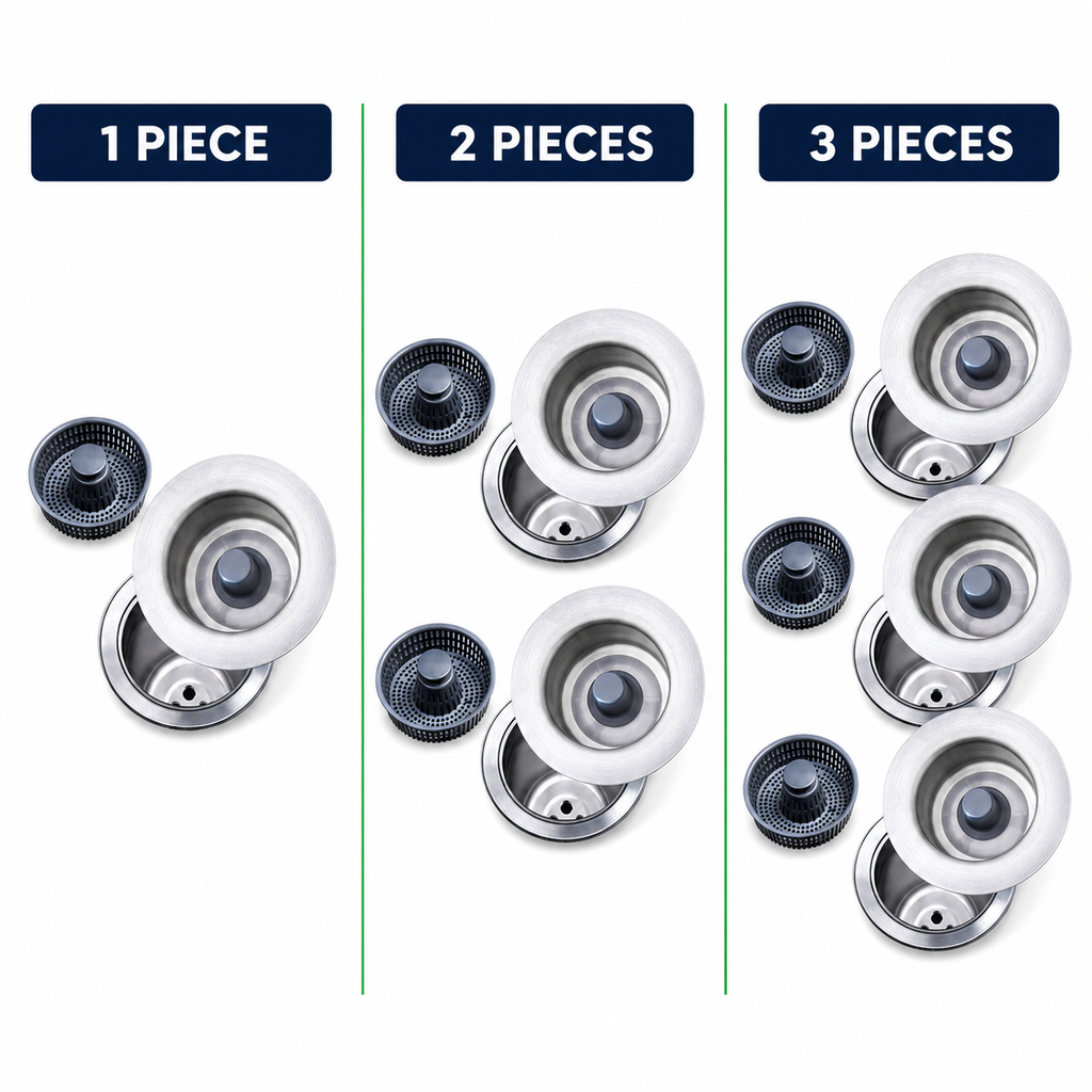 Stainless Steel Kitchen Sink Bounce-Core Drainer