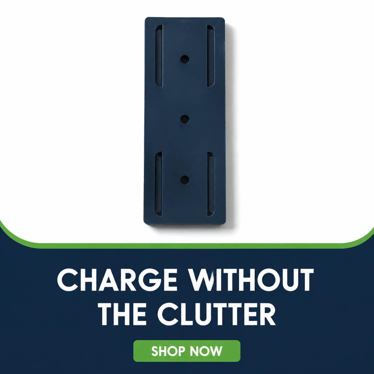 No-Drill Wall-Mounted Socket & Charger Holder