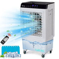 Portable 3-in-1 Evaporative Air Cooler Fan – 30L Water Tank, Remote Control, 2353 CFM Airflow & 90° Oscillationhly humid rooms.
