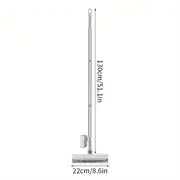 3-in-1 Floor Scrub Brush with Squeegee and Rotating Head