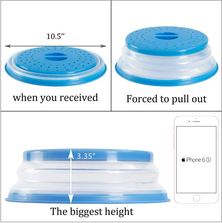 Foldable Microwave Splash Guard
