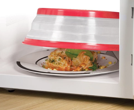 Foldable Microwave Splash Guard