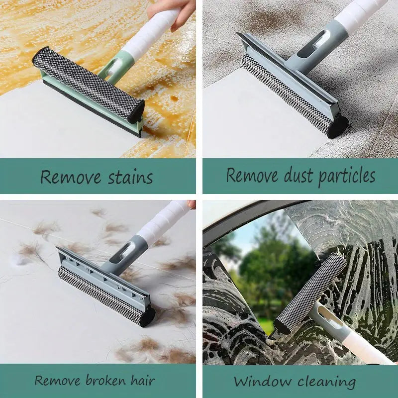 3-in-1 Glass Cleaner with Squeegee