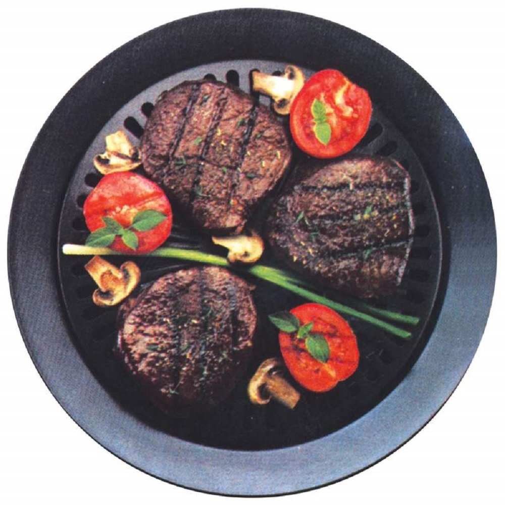 Go Go Smokeless Non-Stick Stovetop Grill – Indoor & Outdoor Use