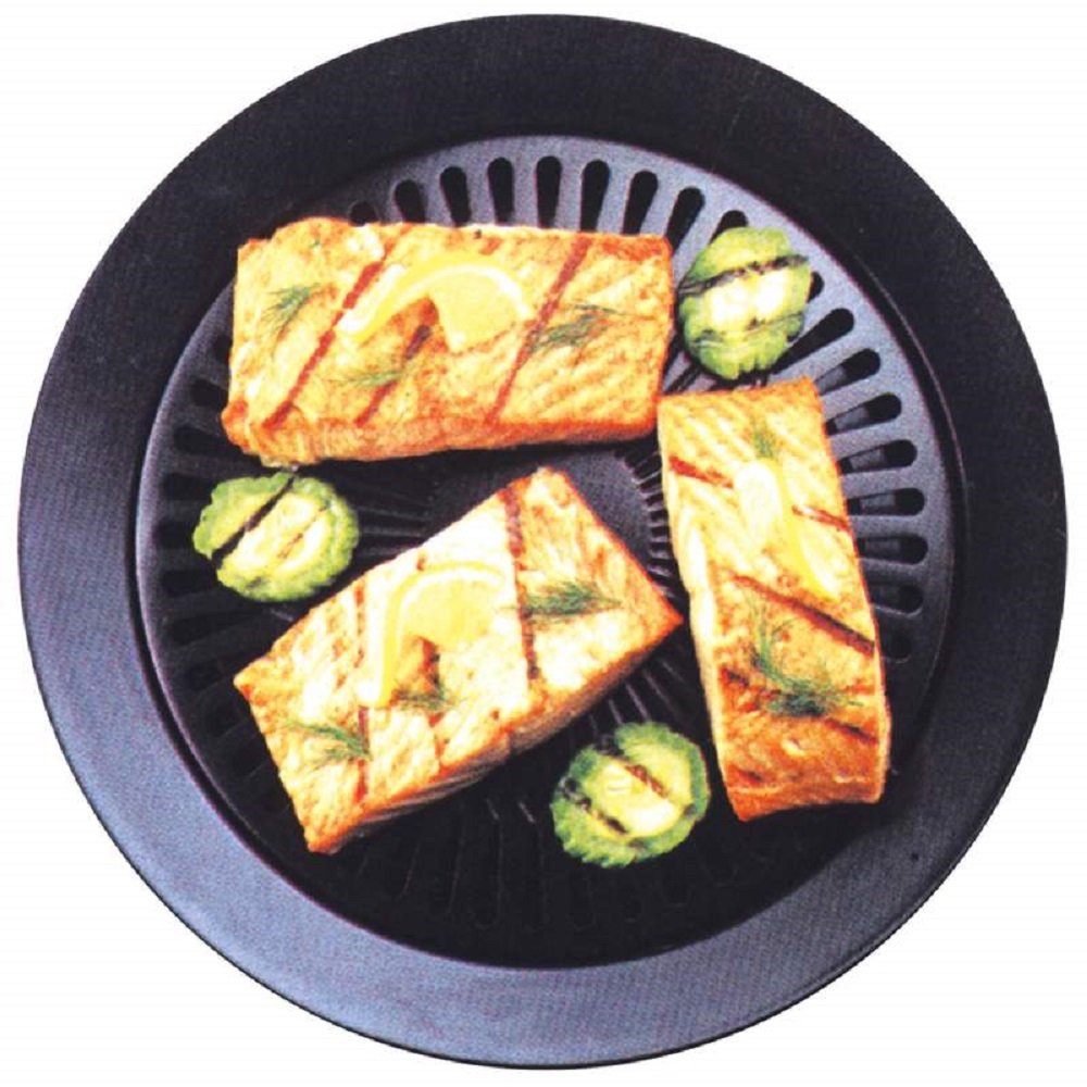 Go Go Smokeless Non-Stick Stovetop Grill – Indoor & Outdoor Use