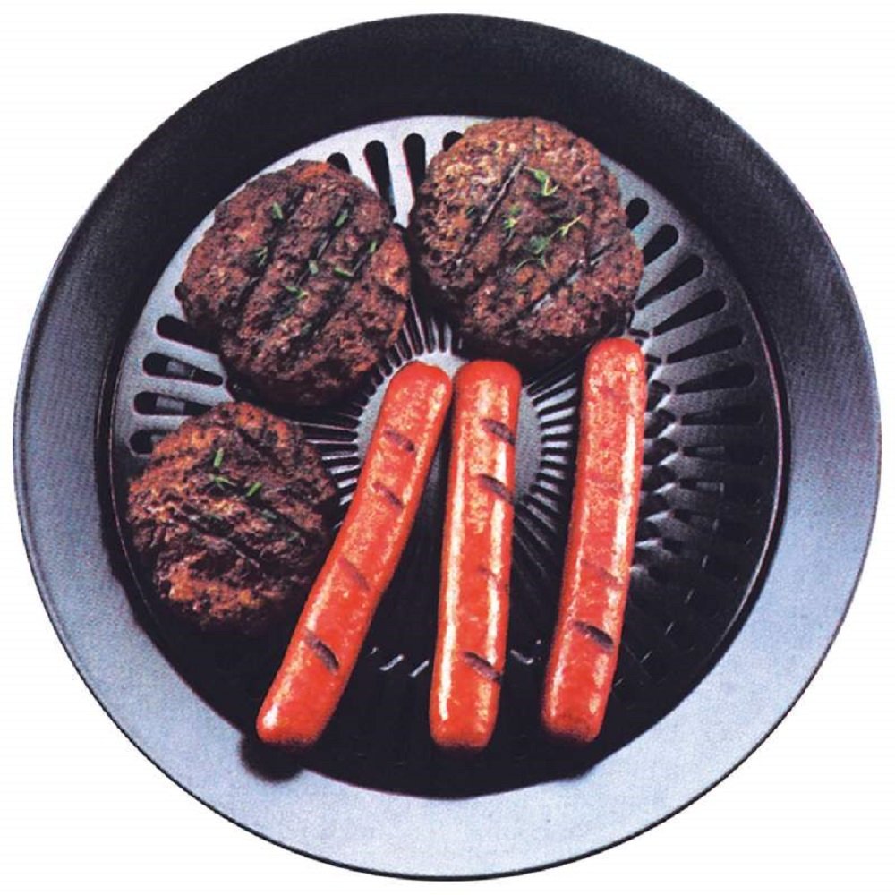 Go Go Smokeless Non-Stick Stovetop Grill – Indoor & Outdoor Use